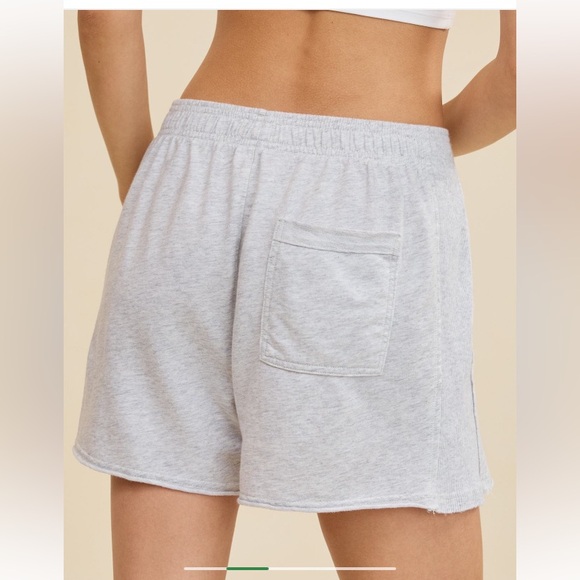 NWT Aerie Let Loose Fleece Shortie In Light Heather Grey Sz XS. - Picture 2 of 12